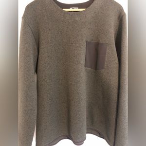 Women's Olive Sweater with Pocket